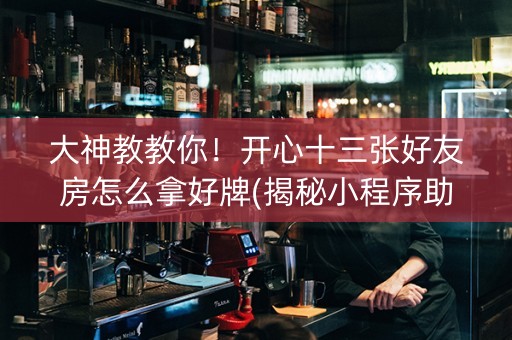 大神教教你！开心十三张好友房怎么拿好牌(揭秘小程序助赢神器购买)