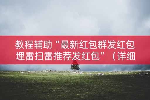 教程辅助“最新红包群发红包埋雷扫雷推荐发红包”（详细透视教程）-哔哩哔哩