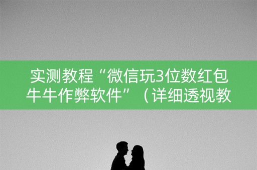 实测教程“微信玩3位数红包牛牛作弊软件”（详细透视教程）-哔哩哔哩