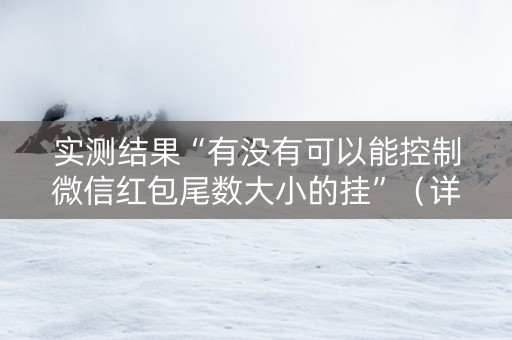 实测结果“有没有可以能控制微信红包尾数大小的挂”（详细透视教程）-哔哩哔哩