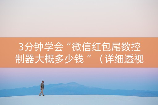 3分钟学会“微信红包尾数控制器大概多少钱 ”（详细透视教程）-哔哩哔哩