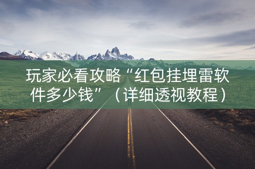 玩家必看攻略“红包挂埋雷软件多少钱”（详细透视教程）-哔哩哔哩