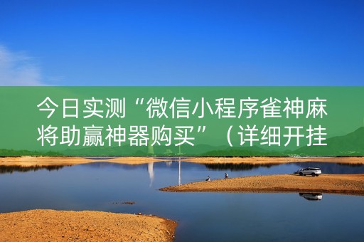今日实测“微信小程序雀神麻将助赢神器购买”（详细开挂教程）-哔哩哔哩