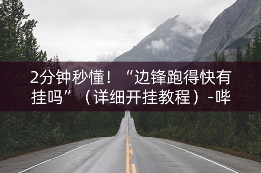 2分钟秒懂！“边锋跑得快有挂吗”（详细开挂教程）-哔哩哔哩