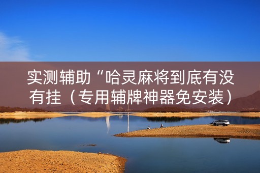 实测辅助“哈灵麻将到底有没有挂（专用辅牌神器免安装）