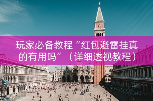 玩家必备教程“红包避雷挂真的有用吗”（详细透视教程）-哔哩哔哩