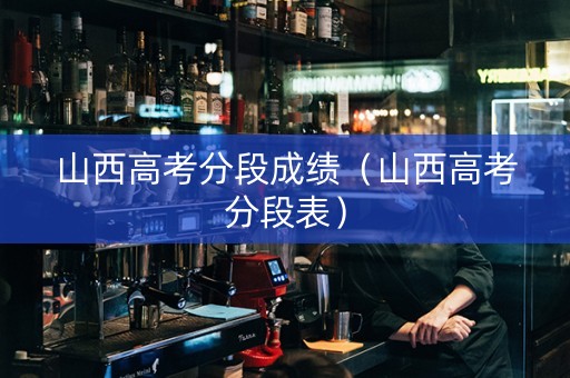 山西高考分段成绩（山西高考分段表）