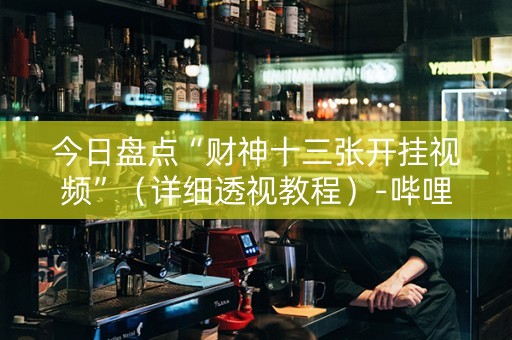 今日盘点“财神十三张开挂视频”（详细透视教程）-哔哩哔哩