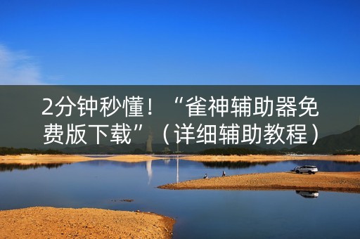 2分钟秒懂！“雀神辅助器免费版下载”（详细辅助教程）-哔哩哔哩