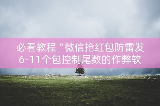 必看教程“微信抢红包防雷发6-11个包控制尾数的作弊软件”（详细透视教程）-哔哩哔哩
