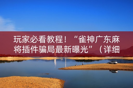 玩家必看教程！“雀神广东麻将插件骗局最新曝光”（详细透视教程）-哔哩哔哩