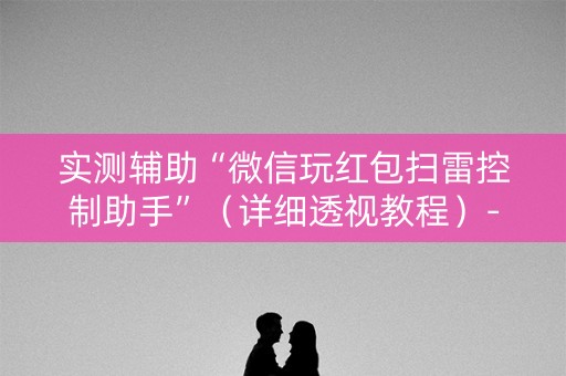 实测辅助“微信玩红包扫雷控制助手”（详细透视教程）-哔哩哔哩