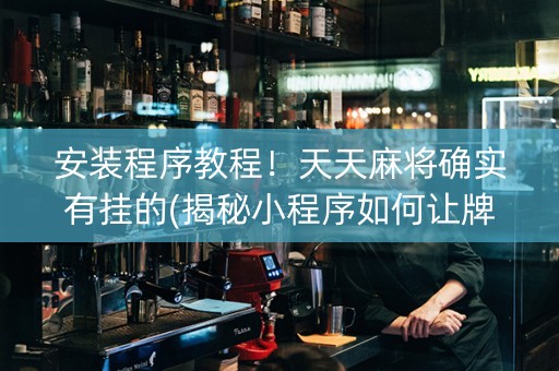安装程序教程！天天麻将确实有挂的(揭秘小程序如何让牌变好)