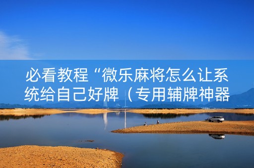 必看教程“微乐麻将怎么让系统给自己好牌（专用辅牌神器免安装）