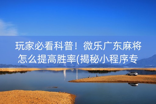 玩家必看科普！微乐广东麻将怎么提高胜率(揭秘小程序专用神器下载)