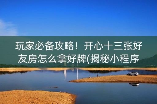 玩家必备攻略！开心十三张好友房怎么拿好牌(揭秘小程序输赢技巧)