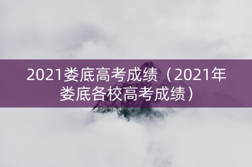 2021娄底高考成绩（2021年娄底各校高考成绩）