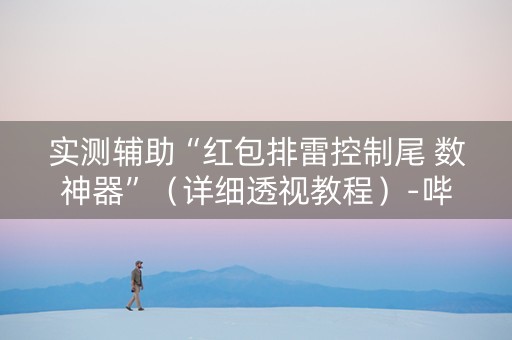 实测辅助“红包排雷控制尾 数神器”（详细透视教程）-哔哩哔哩