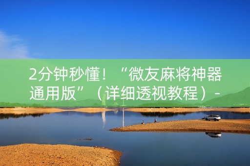 2分钟秒懂！“微友麻将神器通用版”（详细透视教程）-哔哩哔哩