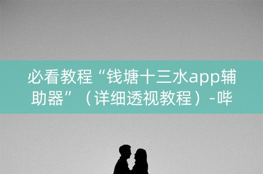 必看教程“钱塘十三水app辅助器”（详细透视教程）-哔哩哔哩