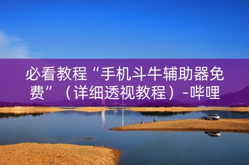 必看教程“手机斗牛辅助器免费”（详细透视教程）-哔哩哔哩