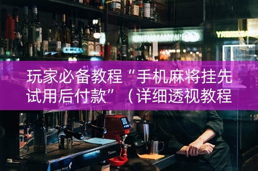 玩家必备教程“手机麻将挂先试用后付款”（详细透视教程）-哔哩哔哩