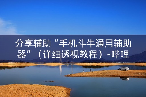 分享辅助“手机斗牛通用辅助器”（详细透视教程）-哔哩哔哩