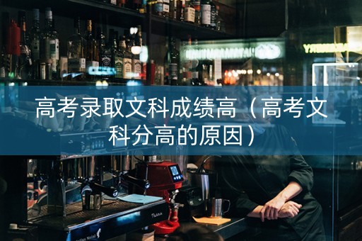 高考录取文科成绩高（高考文科分高的原因）