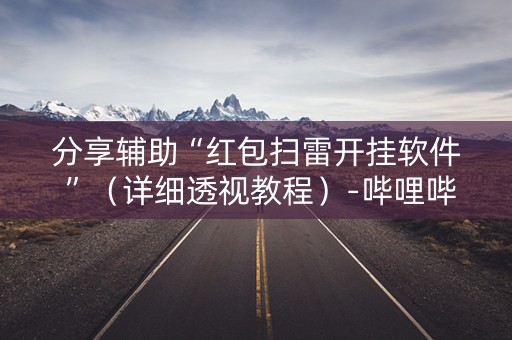 分享辅助“红包扫雷开挂软件 ”（详细透视教程）-哔哩哔哩