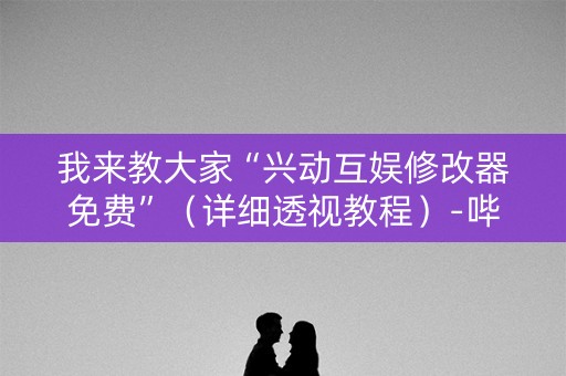 我来教大家“兴动互娱修改器免费”（详细透视教程）-哔哩哔哩
