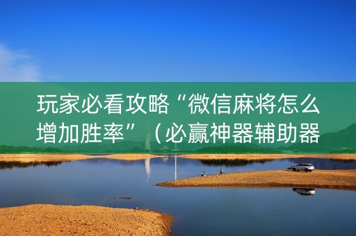 玩家必看攻略“微信麻将怎么增加胜率”（必赢神器辅助器)
