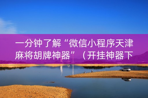 一分钟了解“微信小程序天津麻将胡牌神器”（开挂神器下载)