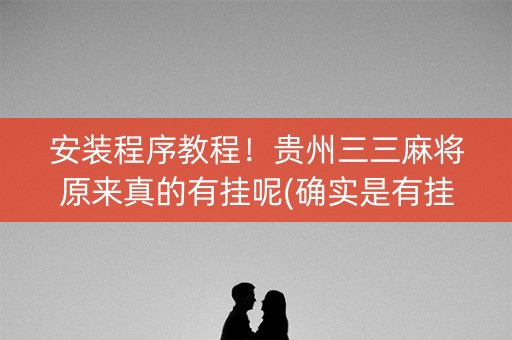 安装程序教程！贵州三三麻将原来真的有挂呢(确实是有挂)