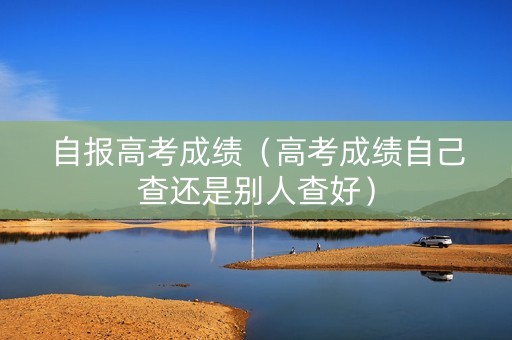自报高考成绩（高考成绩自己查还是别人查好）