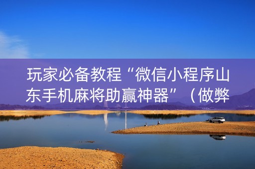 玩家必备教程“微信小程序山东手机麻将助赢神器”（做弊器软件下载)