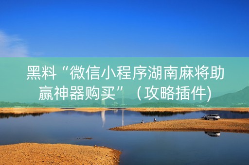 黑料“微信小程序湖南麻将助赢神器购买”（攻略插件)