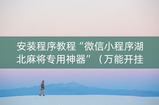 安装程序教程“微信小程序湖北麻将专用神器”（万能开挂器)