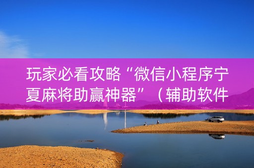 玩家必看攻略“微信小程序宁夏麻将助赢神器”（辅助软件)