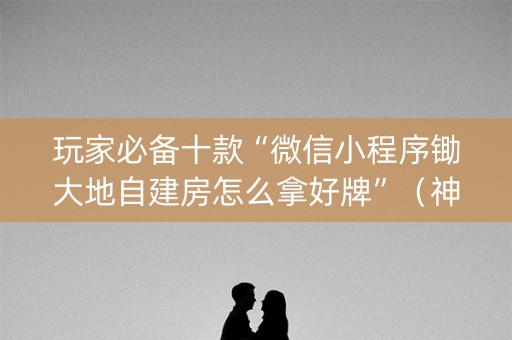 玩家必备十款“微信小程序锄大地自建房怎么拿好牌”（神器最新免费)