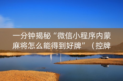 一分钟揭秘“微信小程序内蒙麻将怎么能得到好牌”（控牌器)