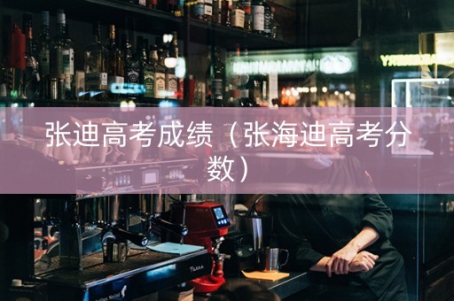 张迪高考成绩（张海迪高考分数）