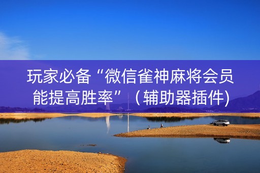 玩家必备“微信雀神麻将会员能提高胜率”（辅助器插件)