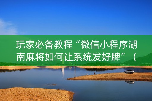 玩家必备教程“微信小程序湖南麻将如何让系统发好牌”（免费辅助)