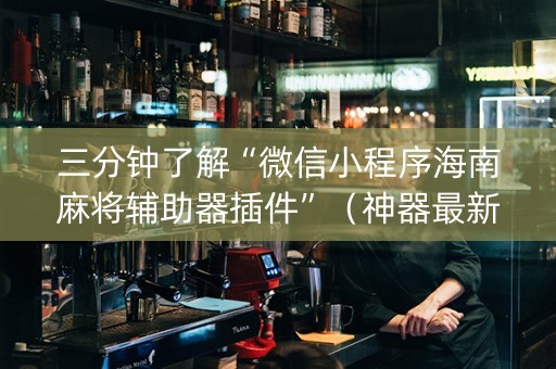 三分钟了解“微信小程序海南麻将辅助器插件”（神器最新免费)