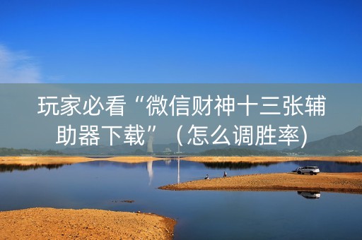 玩家必看“微信财神十三张辅助器下载”（怎么调胜率)