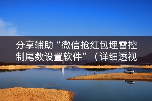 分享辅助“微信抢红包埋雷控制尾数设置软件”（详细透视教程）-哔哩哔哩