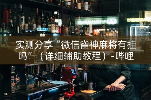实测分享“微信雀神麻将有挂吗”（详细辅助教程）-哔哩哔哩