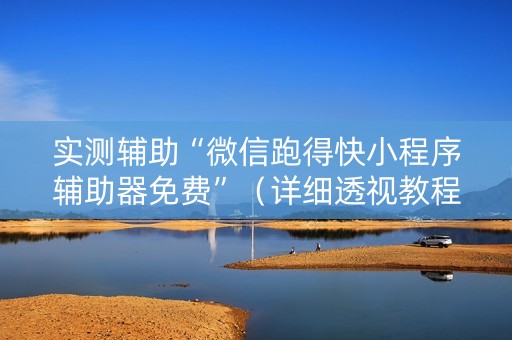 实测辅助“微信跑得快小程序辅助器免费”（详细透视教程）-哔哩哔哩