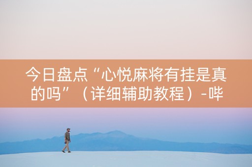 今日盘点“心悦麻将有挂是真的吗”（详细辅助教程）-哔哩哔哩