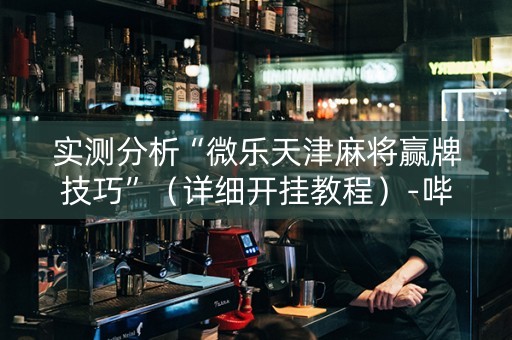 实测分析“微乐天津麻将赢牌技巧”（详细开挂教程）-哔哩哔哩